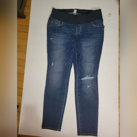 Old Navy maternity skinny low-rise jeans Size 6 Short - Picture 1 of 3